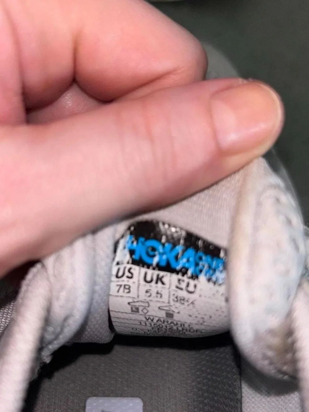 Hoka One One Light Gray Women's Running Sneakers
